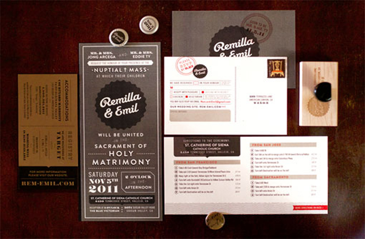 Remilla and Emil Wedding Paper Goods