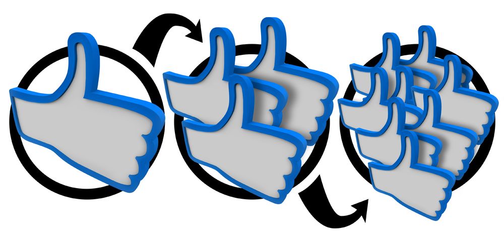Facebook like symbol
