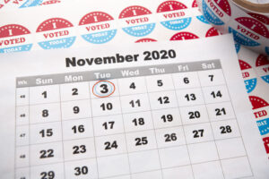 November 3, 2020 calendar image
